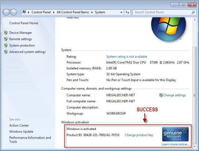 win 7 ultimate activator